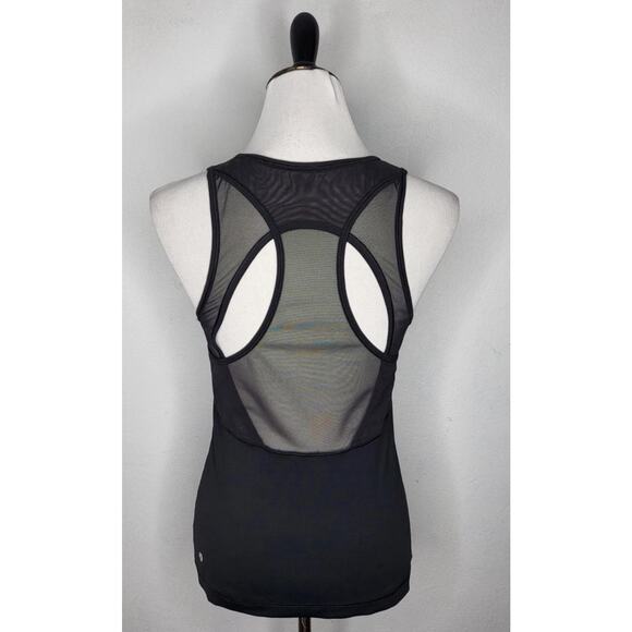 LULULEMON Home Stretch Tank Women's Size 4 Black With Mesh - Picture 14 of 14
